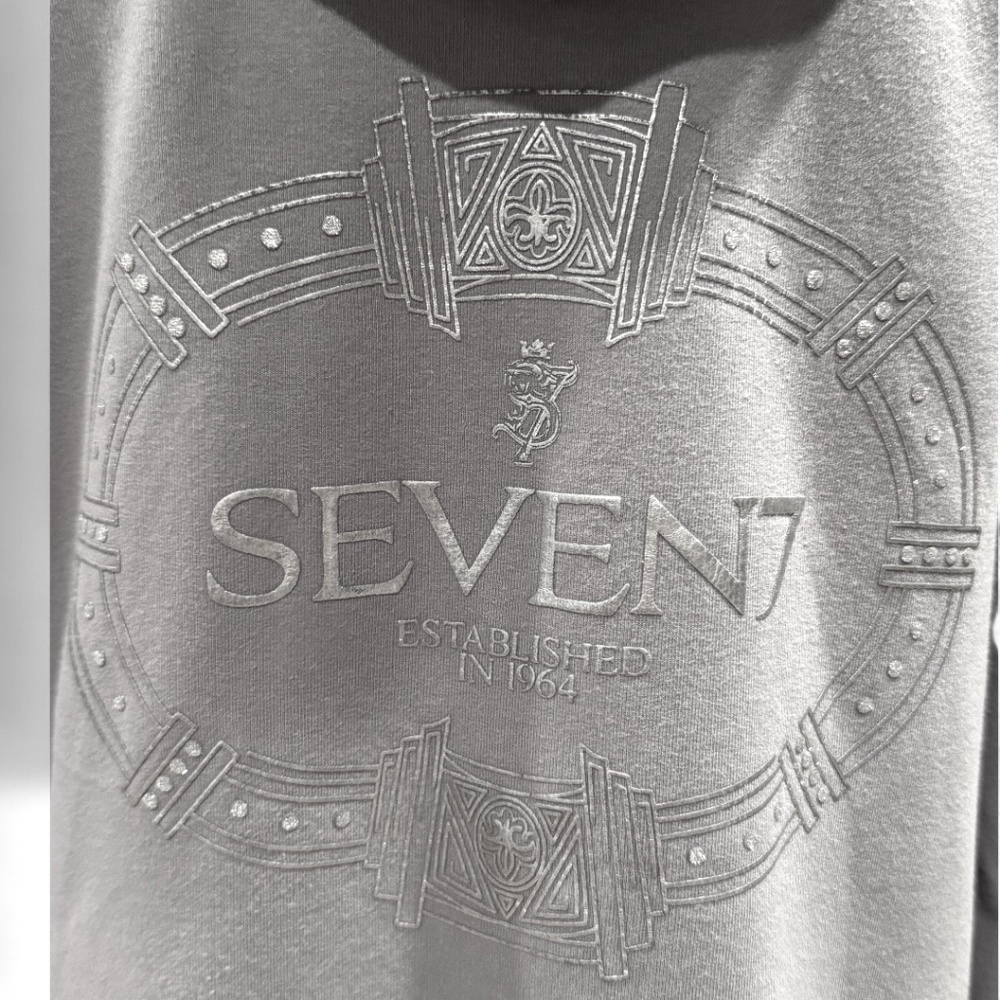 Seven7 Zip-Up Hoodie – Gray – Size L - Picture 5 of 8